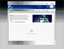 Tablet Screenshot of airkineticsinc.com